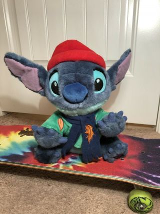 Lilo And Stitch Disney Store Stitch Plush Stuffed Animal 14 " Rare