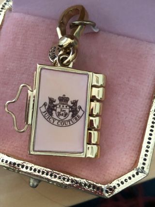 Juicy Couture 2009 Year Book Charm Rare With Tagged Box Never Worn 4