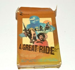 A Great Ride Vhs Big Box Rare 70s Biker Nightmare Movie Monterey Manson Vcr