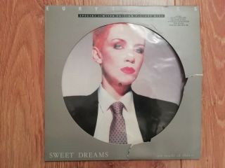 Eurythmics Sweet Dreams.  Rare 12 " Vinyl Lp Picture Disc 19783 Very Good