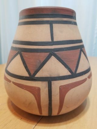 Rare J B Owen ' s Aborigine pottery vase - Native American style - signed 5