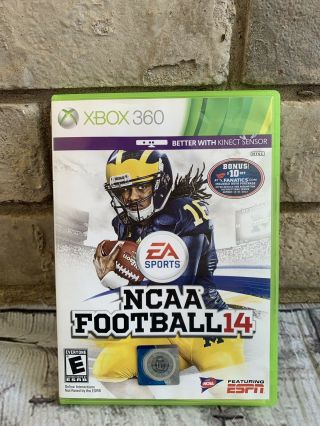 Rare Ncaa Football 14 Xbox 360,