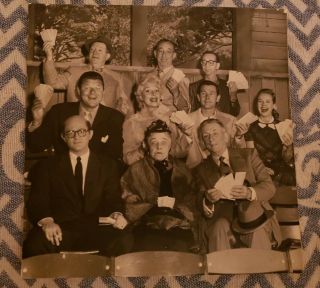 1957 Photo Yg.  Johnny Carson,  Carol Channing,  Playhouse 90 Cbs - Tv Cast Photo Rare