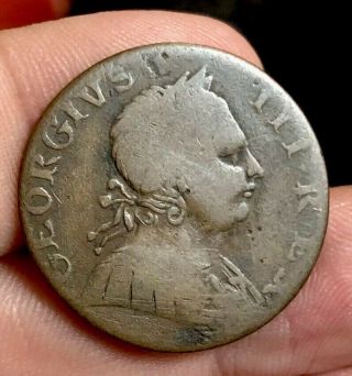 George Evasion 1/2 Penny 1772 Very Rare