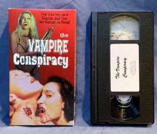 Rare Vhs Video Tape Sleeve Vampire Conspiracy Sov Shot On Video Erotic Horror