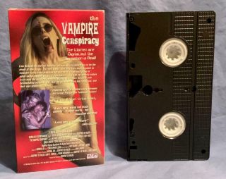 RARE VHS VIDEO TAPE SLEEVE VAMPIRE CONSPIRACY SOV SHOT ON VIDEO EROTIC HORROR 2
