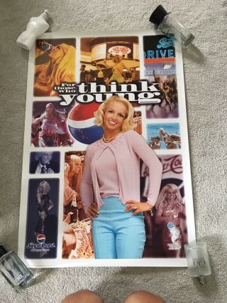 Britney Spears Pepsi Rare Poster