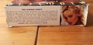 Dinner Party (1995) Rare Vintage Adult Erotica Sleaze VHS Big Box 4
