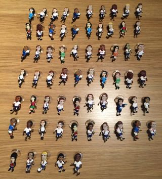 65 X Soccer Suckers,  England,  World Cup,  Football Players,  Figures,  Rare,