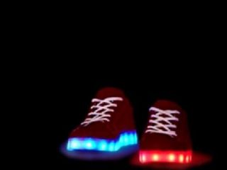 Team Gb Light Up Shoes Trainers Olympic Ceremony Lighting Rare Size Uk 5 8 9 11