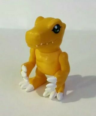 Digimon Figure - 1999 Agumon Action Feature - Bandai Anime Dinosaur Reptile Rare