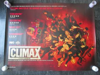 Climax Uk Movie Poster Quad Double - Sided Cinema Poster 2018 Rare