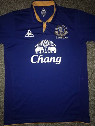 Everton Home Shirt 2011/12 Medium Rare
