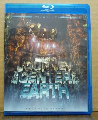 Journey To The Center Of The Earth Blu - Ray Twilight Time 1959 Oop Rare
