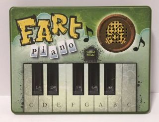 Rare Fart Piano Keyboard Plays Farts Burp Barf Sounds Gag Gift Skyrocket Toys A3