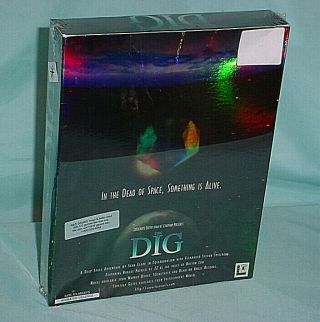 The Dig LucasArts IBM CD - ROM 1995 Big Box PC computer game Spielberg CIB Rare 3