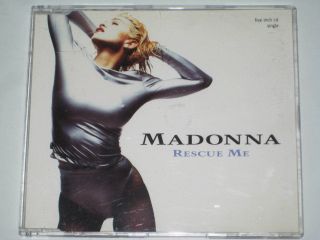 Madonna - Rescue Me // Remix Rare Uk 3 - Track Cd - Single 1991 Spotlight // House