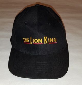 Rare Official The Lion King Vip Broadway Show Promo Hat - Disney Musical Movie