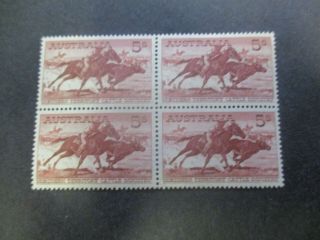 Pre Decimal Stamps: Cattle Block Of 4 Mnh - Rare (f133)