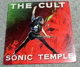 The Cult " Sonic Temple " Vinyl Lp Issue Inner Sleeve 1989 Rare