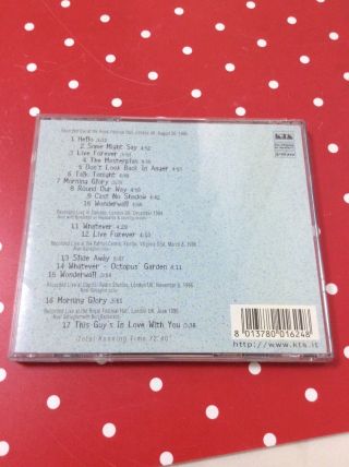 OASIS - ACOUSTIC SESSIONS VOL.  2 - LIVE IN LONDON 94 - 96 - 17 TRACKS - RARE CD 3