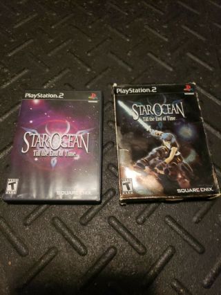 Star Ocean: Till The End Of Time (playstation 2) Ps2 Complete Cib Rare Game