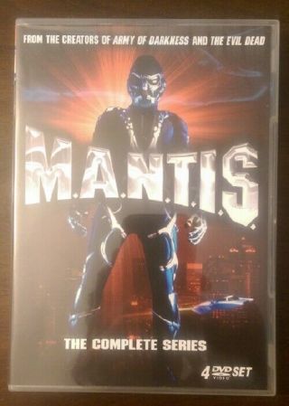 M.  A.  N.  T.  I.  S.  Complete Series Dvd Out Of Print Rare 4 - Disc Sam Raimi Mantis Oop