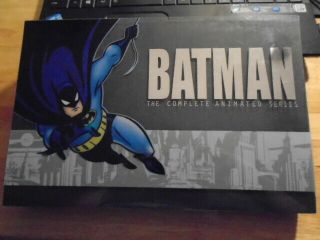 Rare Oop Batman Complete Animated Series 17x Dvd Box Set,  Book Dc Comics Limited