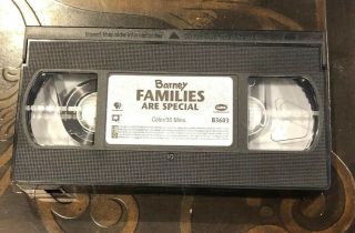 Barney & Friends VHS: Families are Special (PBS Kids Edition) • RARE • HTF 4