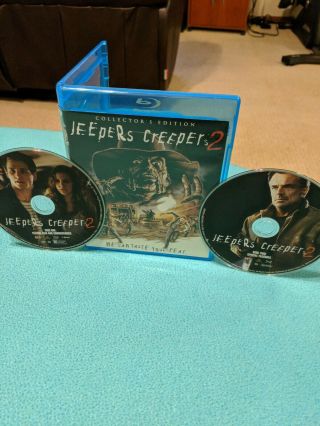 Jeepers Creepers 2 (blu - Ray,  Collectors Edition) Scream Factory Rare Horror