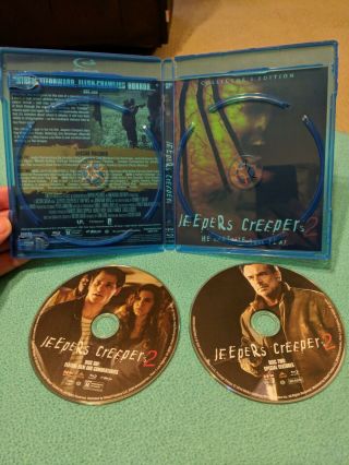 Jeepers Creepers 2 (Blu - ray,  Collectors Edition) SCREAM FACTORY RARE HORROR 2