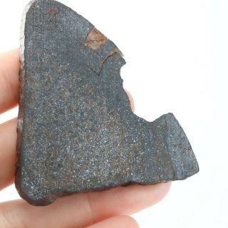 24g Rare Chondrite Meteorite Crust Meteorit Chondrit Slice Ql A3106