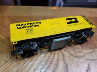 Z6 Ho Scale Train Rbwx 64040 Burlington Northern Rare Yellow Track Cleaner Knuc