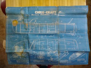 vintage Mizuki CHRIS - CRAFT boat model kit Riviera Runabout Rare not complete 5