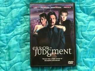 Error In Judgment Rare Thriller,  Joe Mantegna,  Kate Jackson,  Sung Hi Lee Dvd