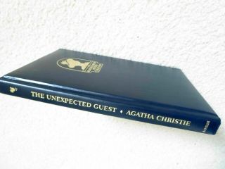 Agatha Christie Bantam The Unexpected Guest Rare Leatherette Hardcover