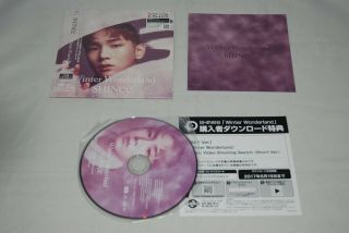 Shinee Cd Winter Wonderland Key Ver.  W/ Obi Japan K - Pop Fc Limited Edition Rare