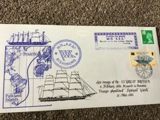 Rare First Day Cover Limited Edition Cover Ss Great Britain Special Cover