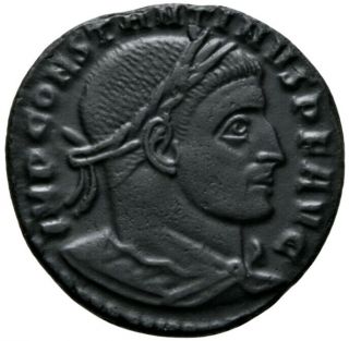 Constantine The Great (312 Ad) Rare Follis.  Sol Rome Ma 2670