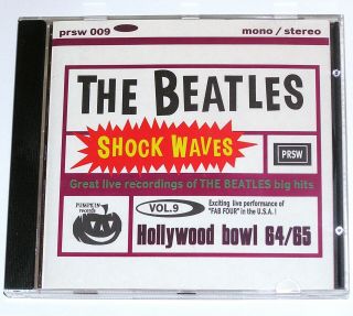 The Beatles - Shock Waves Vol.  9: Hollywood Bowl 64/65 Pumpkin Records Cd Rare