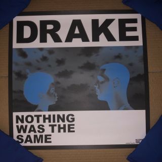 Drake Nothing Was The Same Limited Edition Tour Ovo Poster Rare (astroworld)