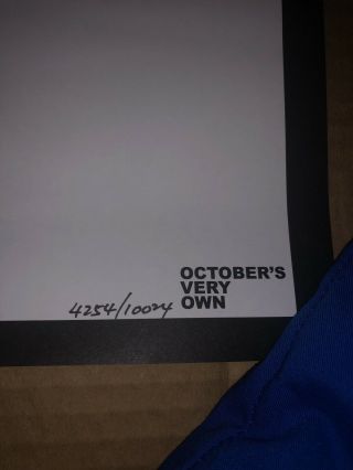 Drake Nothing Was The Same Limited Edition Tour OVO Poster RARE (Astroworld) 3