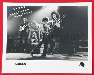 Vintage 1980s Press Promo Emi Queen Live Photo (rare) Freddie Mercury