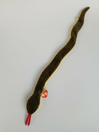 Slither Ty Beanie Baby Slither The Snake 1993 Rare - Euc Style 4031