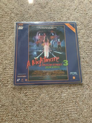 A Nightmare On Elm Street 3 Dream Warriors Ld Laserdisc Image Ent.  Rare Horror