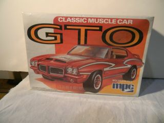Vintage Mpc Pontiac Gto Classic Muscle Car Model Kit Rare