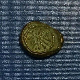 Very Rare Ancient Celtic Sequani Sequanes Bronze Coin 1st Century Bc - P533