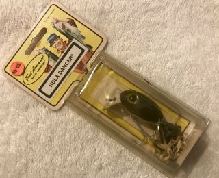Fishing Lure Fred Arbogast Hula Dancer Rare Blister Pack Tackle Box Crank Bait