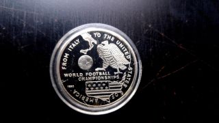 V.  Rare Afghanistan “only 100 Exist” 100 Afghani “proof” Coin World Football 1990