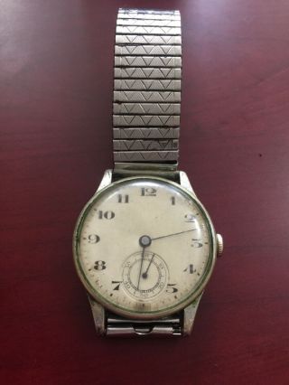 Rare Vintage Titus Watch Wristwatch Mens Gents Wind Up Swiss Made